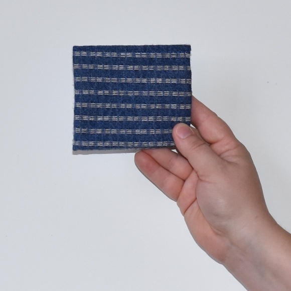 Wallet bifold vintage denim handmade unique - Picture 1 of 5